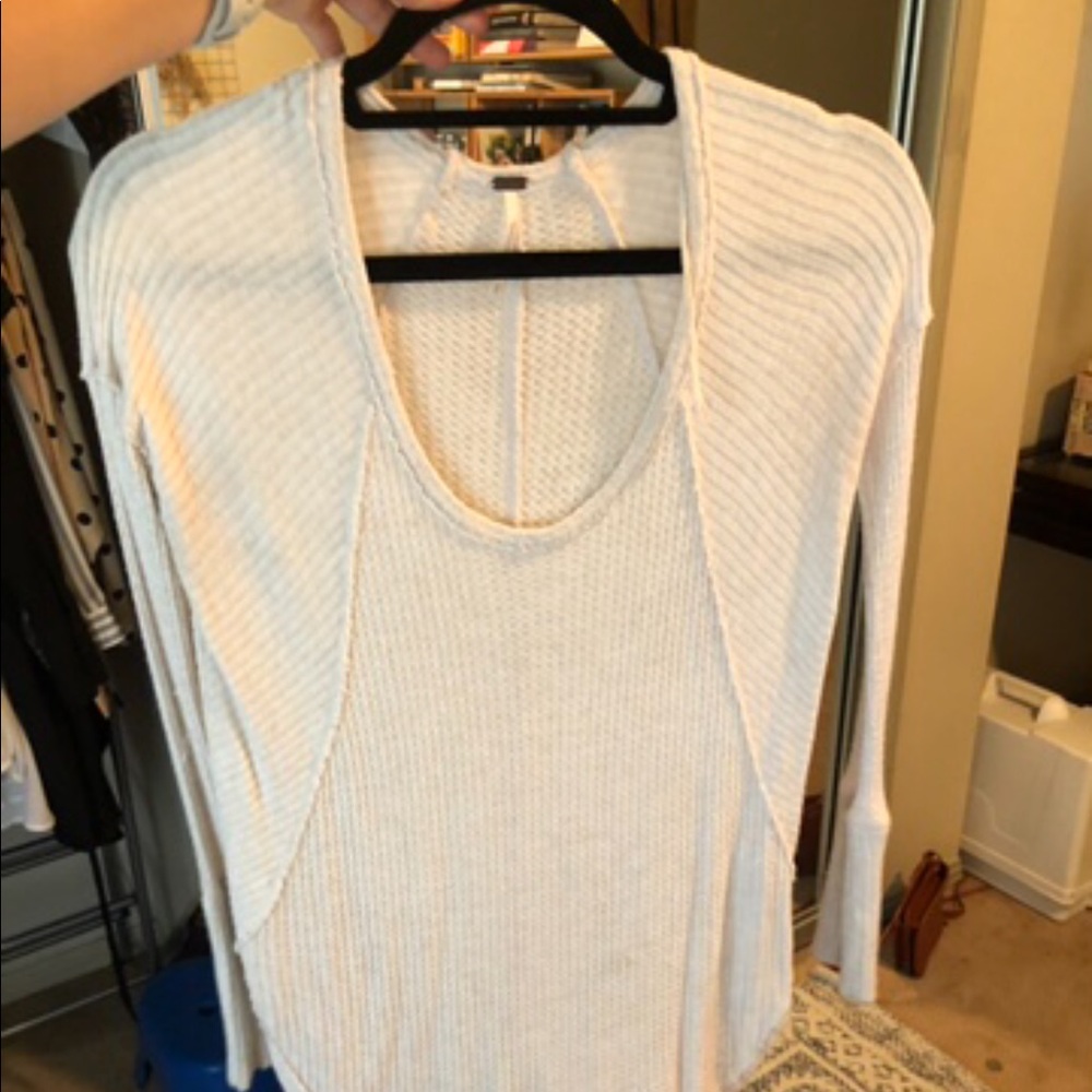 Free people oatmeal sweater